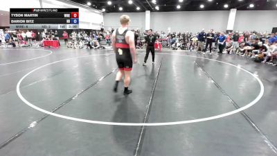 285 lbs Tyson Martin, Wisconsin Red vs Darion Bitz, Team North Dakota