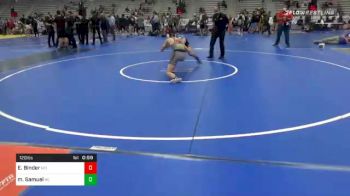 120 lbs Consolation - Evan Binder, MO vs Mark Samuel, NC