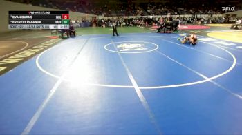 2A/1A Boys 106 1st Place Match - Everett Palanuk, Oakridge Boys vs Evan Burns, Imbler Boys