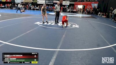 114G Champ. Round 1 - Isabella Peterson, St. Mary`s vs Jade Sherry, Student Wrestling Development Program