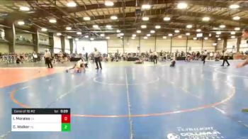 106 lbs Consi Of 16 #2 - Ian Morales, CA vs Casey Walker, PA