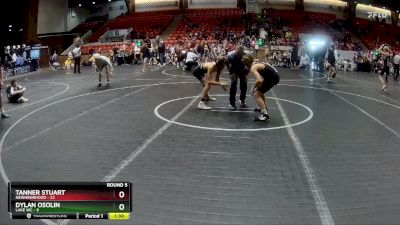 96 lbs Round 5 (6 Team) - Tanner Stuart, Neighborhood vs Dylan Osolin, Lake WC