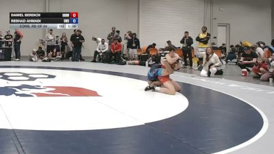 55 kg Cons. Rd Of 64 - Daniel Berdich, Built By Brunson Wrestling vs Reshad Ahmadi, United Wrestling Club