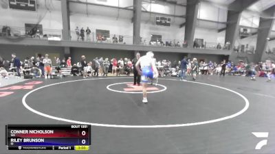 150 lbs Champ. Round 2 - Conner Nicholson, WA vs Riley Brunson, ID