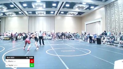 123 lbs Consi Of 16 #2 - Lesly Muro, DUB Wrestling vs Juelz Taylor, Wolverine WC