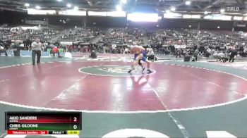 145 lbs Cons. Round 3 - Akio Sanders, Nampa vs Chris Gildone, Lowry