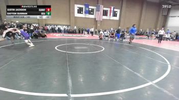 144 lbs Cons. Round 1 - Justin Jackson, Kearney vs Dayton Gusman, Red Oak