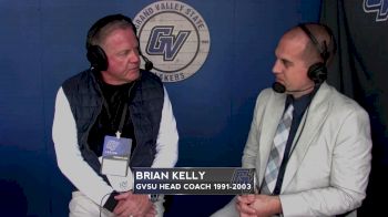 Former Grand Valley State Head Coach  Brian Kelly Stops In For GVSU Homecoming