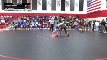 175 lbs 3rd Place Match - Bryce Bass, Dike-New Hartford vs David Warrior, Denver