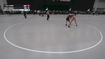 100 lbs Champ. Rd Of 32 - Emily Sieren, Iowa vs Lilly Lundy, Motown Wrestling