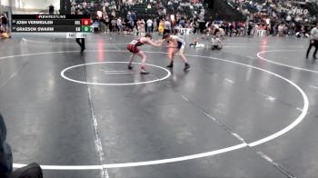 120 lbs Cons. Round 2 - Graeson Swarm, Kearney Matcats vs Josh Vermeulen, Holyoke