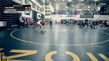 132 lbs Quarterfinal - Jax Adams, Nixa vs Cainen Menke, St. Pius X (Festus)