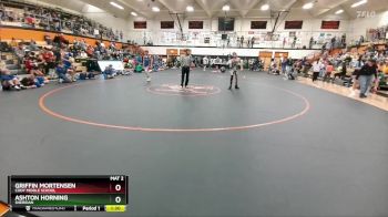 98 lbs Semifinal - Ashton Horning, Sheridan vs Griffin Mortensen, Cody Middle School