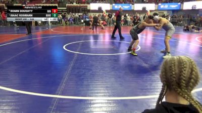 146 lbs Quarterfinal - Isaac Kosmann, Cody Wrestling Club vs Romin Doughty, Gladiator Wrestling Academy