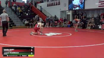 215 lbs Quarterfinal - Lucas Feuerbach, Solon vs Gavin Vesey, Williamsburg