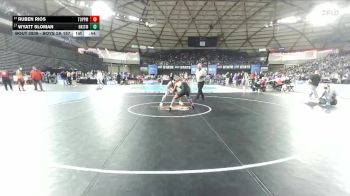 Boys 2A 157 lbs 3rd Place Match - Ruben Rios, Toppenish vs Wyatt Sloman, North Kitsap