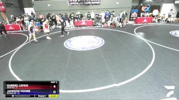 150 lbs Placement Matches (16 Team) - Gabriel Lemos, IEWA-FR vs Jameson Moore, SCVWA-FR