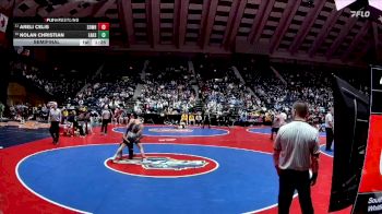 4A-126 lbs Semifinal - Areli Celis, Southeast Whitfield vs Nolan Christian, Eastside Hs