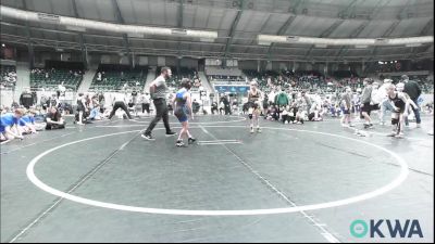 70 lbs Quarterfinal - Otto Vuocolo, Keystone Kids Wrestling Club vs MJ Cottrell, Harrah Little League Wrestling