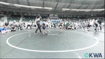 70 lbs Quarterfinal - Otto Vuocolo, Keystone Kids Wrestling Club vs MJ Cottrell, Harrah Little League Wrestling