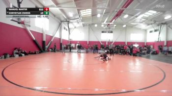 125 lbs Quarterfinal - Chrystian Owens, Arizona Christian vs Manuel Martir, Mt San Antonio Community College