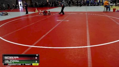 95 lbs Semis & 1st Wrestleback (8 Team) - Matthew Bosl, LPGE/B Wolves vs Cael Stumvoll, Alexandria