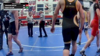 215 lbs Round Of 16 - Brennan Breisinger, Quaker Valley vs Adam Chesla, Derry