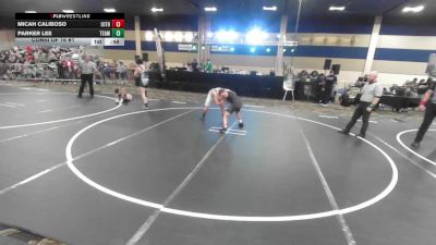 123 lbs Consi Of 16 #1 - Micah Caliboso, 10th Planet Las Vegas vs Parker Lee, Team Aggression