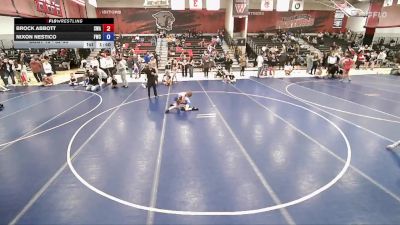 52-55 lbs Round 3 - Brock Abbott, Sanderson Wrestling Academy vs Nixon Nestico, Fremont Wrestling Club