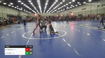 70 lbs Prelims - Macy Dobson, Mojo Grappling vs Andrew Kraft, BAWC
