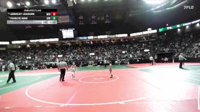 60 lbs Champ. Round 1 - Annzley Leasure, MFW3 vs Paislye Kirk, CPWA