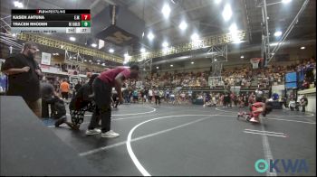 80 lbs 3rd Place - Braxton Elwell, Tuttle Wrestling vs Lukas Lomeli, Shelton Wrestling Academy