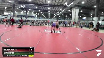 120 lbs Cons. Round 2 - Gavin Reyes, Warmup Gang Wrestling Club vs Michael Finley, Tallwood Wrestling Club