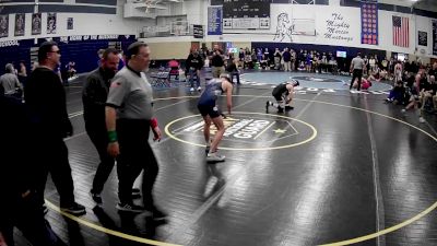 114 lbs Champ. Round 2 - William Przybylski, Erie High vs Andrew Bruce, Ringgold Hs