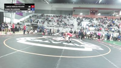 57 kg Champ. Rd Of 32 - Amelia Nidelea-Polanin, ISI Wrestling Club vs Iliana Villagrana, All American Wrestling Club