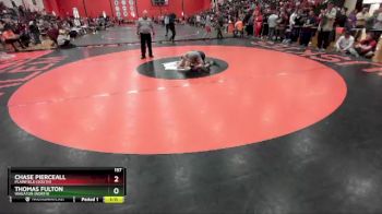 157 lbs Cons. Round 2 - Thomas Fulton, Wheaton (NORTH) vs Chase Pierceall, Plainfield (SOUTH)