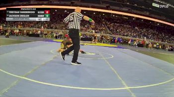D3-150 lbs Quarterfinal - Treydan Vanderkooi, Allegan vs Jackson Ziegler, Ogemaw Heights