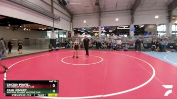 106 lbs Cons. Round 3 - Lincoln Powell, All American Wrestling Club vs Cash Hensley, Northside Amarillo Wrestling Club