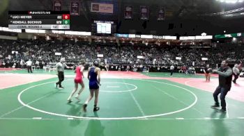98 lbs Cons. Round 4 - Kendall Buckius, MYW1 vs Luci Meyer, ARC3