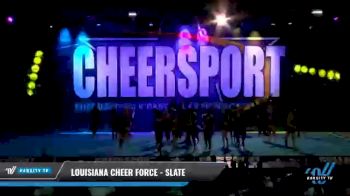 Louisiana Cheer Force - Slate [2021 L6 International Open Coed - NT Day 2] 2021 CHEERSPORT National Cheerleading Championship