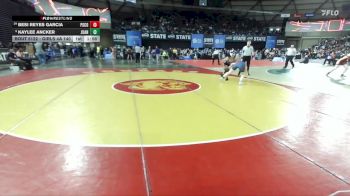 Girls 4A 140 lbs Champ. Round 1 - Kaylee Ancker, Juanita (Girls) vs Besi Reyes Garcia, Pasco (Girls)