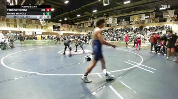 157 lbs Champ. Round 1 - Felix Gutierrez, Heritage vs Kaden Bedsole, Helix Charter