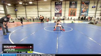 92 lbs Rd# 10- 4:00pm Saturday Final Pool - Retro Benson, No Escape W.A. vs Landon Reed, NCWAY National Team