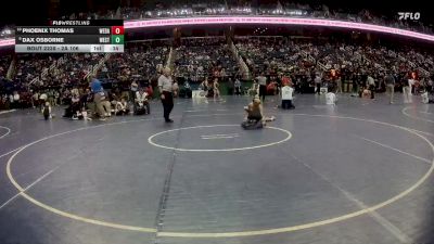 2A 106 lbs Cons. Round 2 - Phoenix Thomas, West Davidson vs Dax Osborne, West Stanly