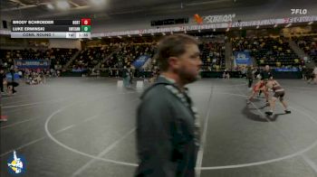120 lbs Cons. Round 1 - Brody Schroeder, Hortonville vs Luke Erwinski, Chicago (Mt. Carmel)