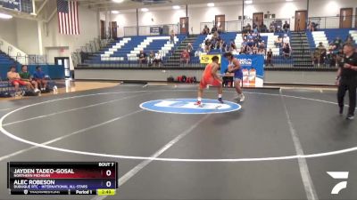 87 lbs 1st Place Match - Alec Robeson, Dubuque RTC - International All-Stars vs Jayden Tadeo-Gosal, Northern Michigan