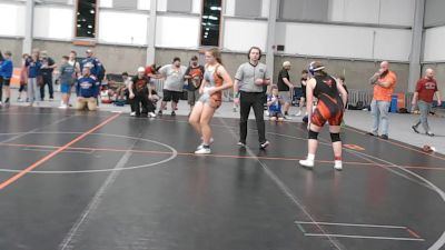 139.4-150.8 lbs Cons. Semis - HarleQuinn Geyer, NW Spartans Wrestling vs Paisleigh Rippet, Jungle Cat Wrestling Club