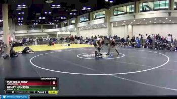 138 lbs Quarters & Wb (16 Team) - Matthew Rolf, Wellington vs Henry Hanssen, Wasatch