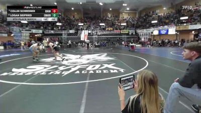 190 lbs 5th Place Match - Logan Seifried, Cimarron Hs vs Collin Schreiner, Kingman Hs