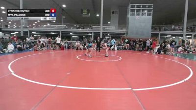 128 lbs Rr Rnd 6 - Vivianne Moyer, Journeymen Wrestling - Girls vs Mya Pallone, Steel Valley Vixens - Girls